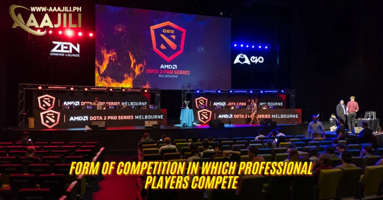 Form of competition in which professional players compete