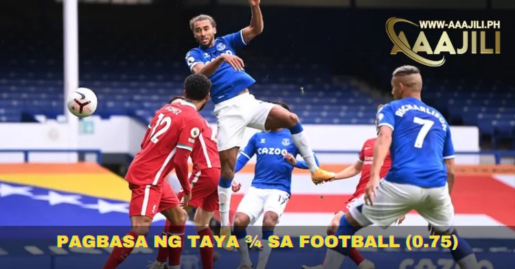 Pagbasa ng Taya ¾ sa Football (0.75)